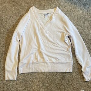 Athleta faux wrap sweater